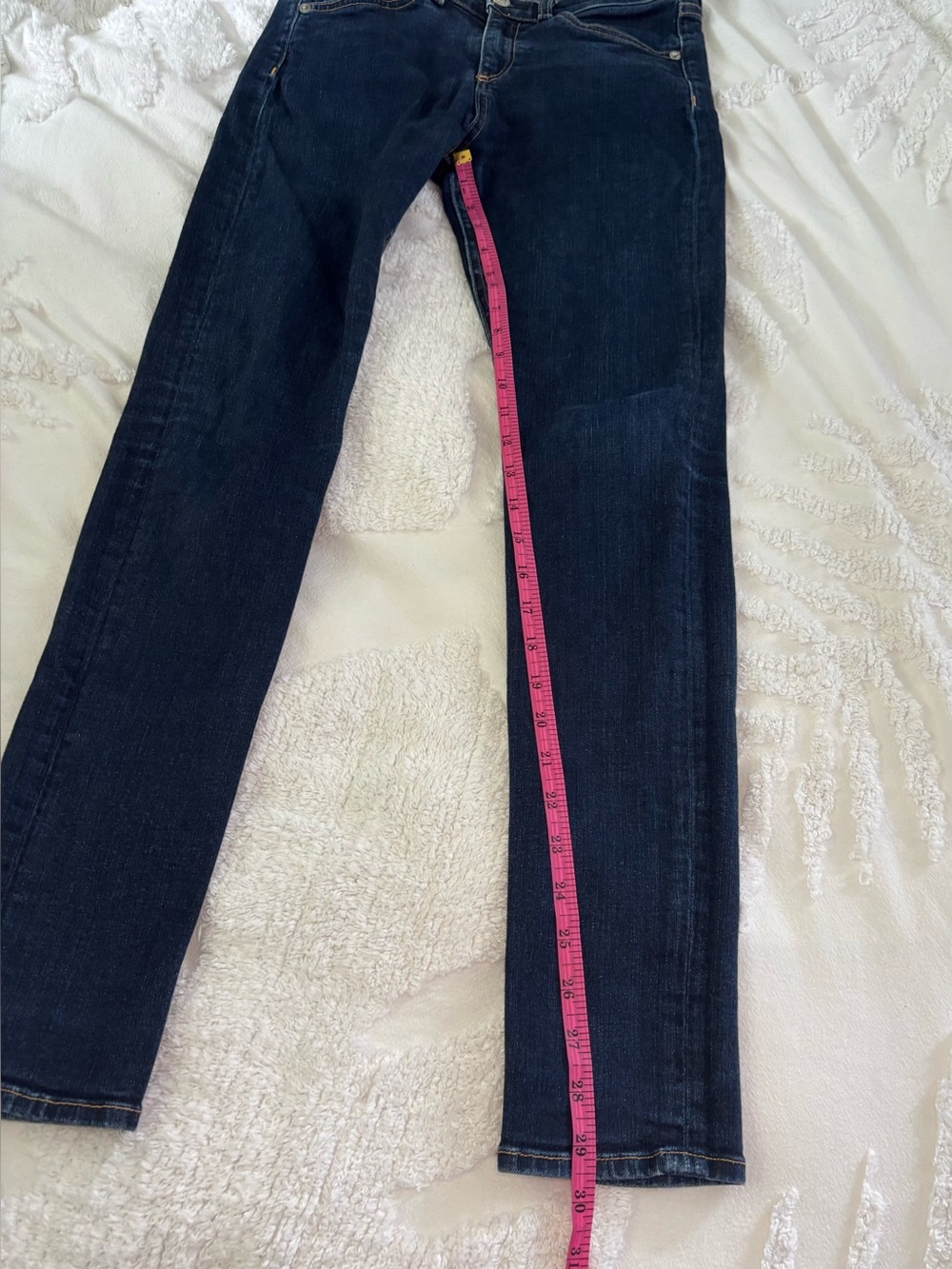 rag & bone Dark Indigo Skinny Jeans - Picture 9 of 12